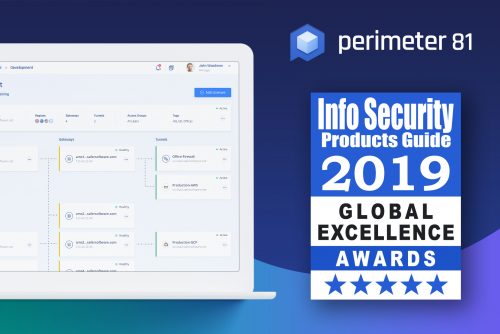  Perimeter 81 نام برنده در پانزدهمین سالانه Info Security PG's 2019 Excellence Awards Awards 
